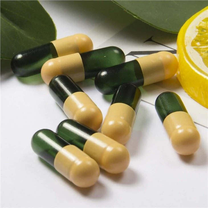 colored vegetable capsules